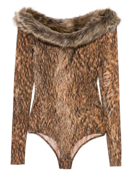 Body Mm6 Maison Margiela cu imagine maro