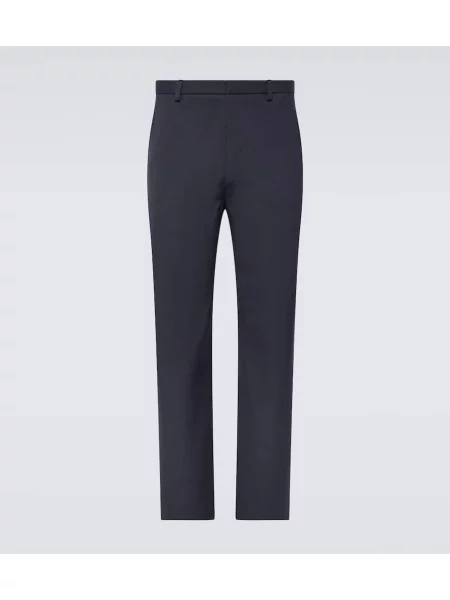 Pantaloni Acne Studios de lână albastru