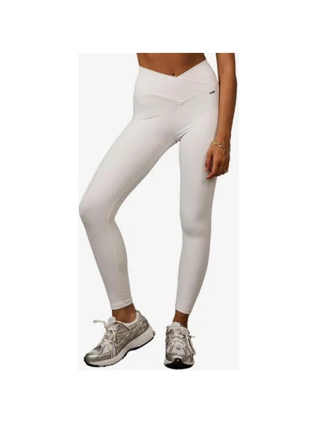 Legginsy długie Believe Athletics Crossed Daily czysty S biały