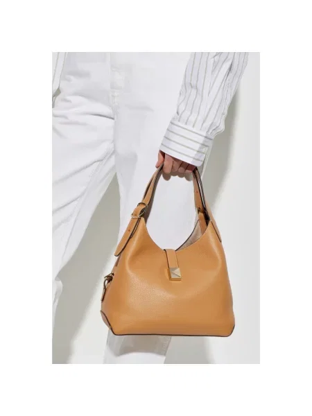 Shopperka Kate Spade skórzana beżowa