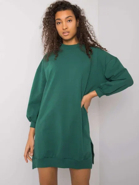 Rochie Rue Paris de costum verde