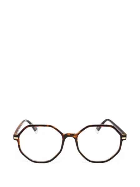 Ochelari de soare Polaroid cu imprimeu geometric maro