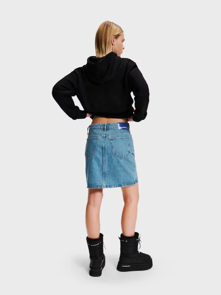 Джинсовая юбка Karl Lagerfeld Jeans голубая