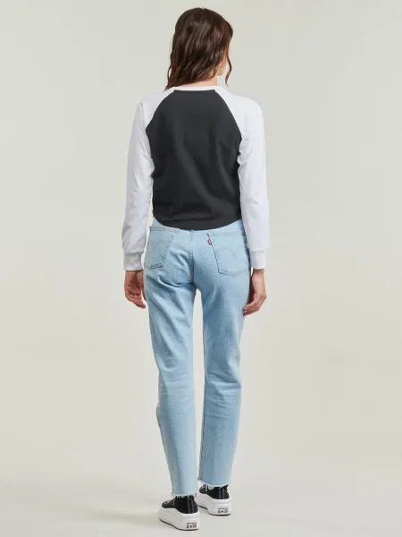 Tricou mânecă lungă Converse alb