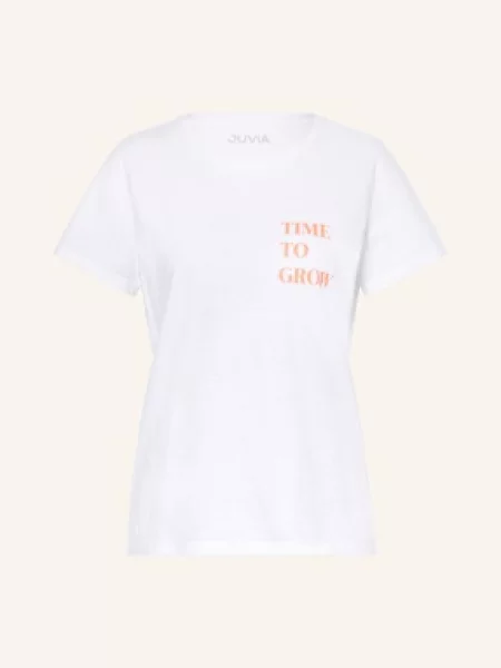 Juvia T-Shirt Christina weiss biała