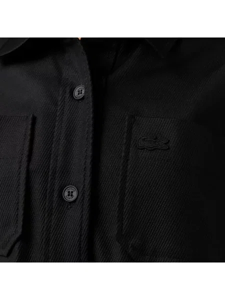 Lacoste Sukienka Z Krótkim Rękawem Classic Fit czarna