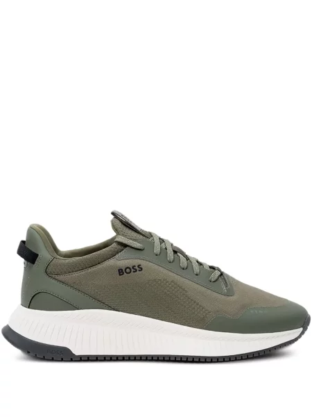 Sneakers Boss από διχτυωτό πράσινο