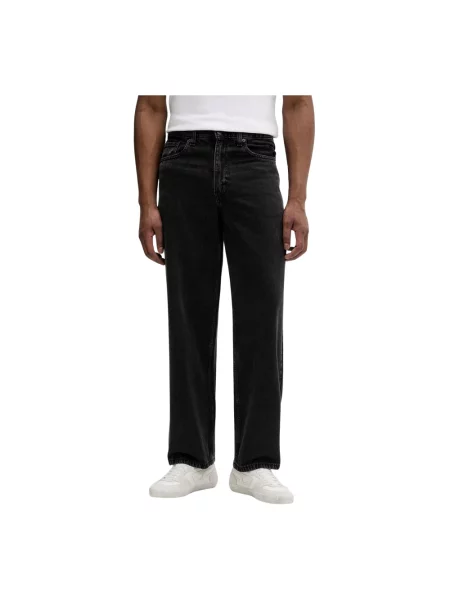 Levi's jeansy relaxed fit BAGGY czarne