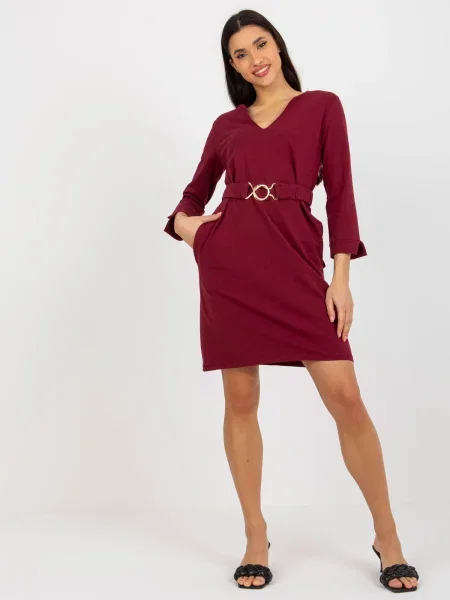 Rochie Och Bella de costum bordo