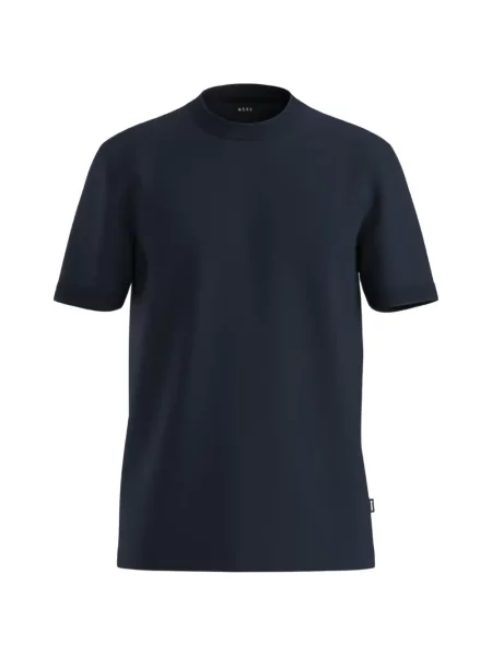 Tricou Boss cu decolteu rotund albastru