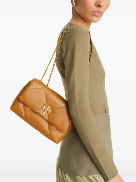 Malá kabelka Tory Burch hnědá