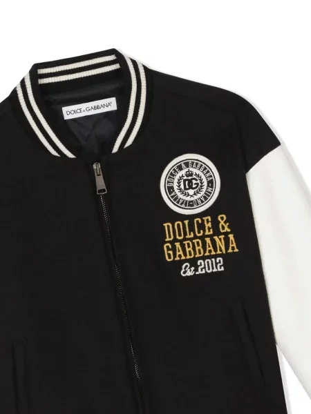 Kurtka bomber dziecięcy Dolce And Gabbana czarny