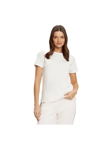 T-shirt GUESS Colette T-Shirt Beige M beżowa
