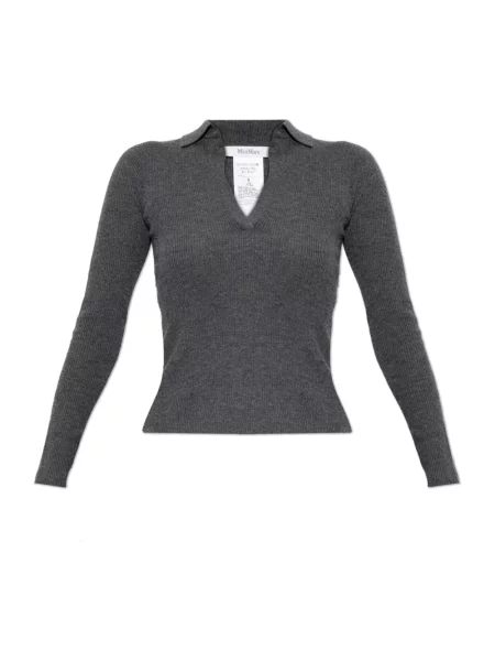 Top Max Mara z kaszmiru szary