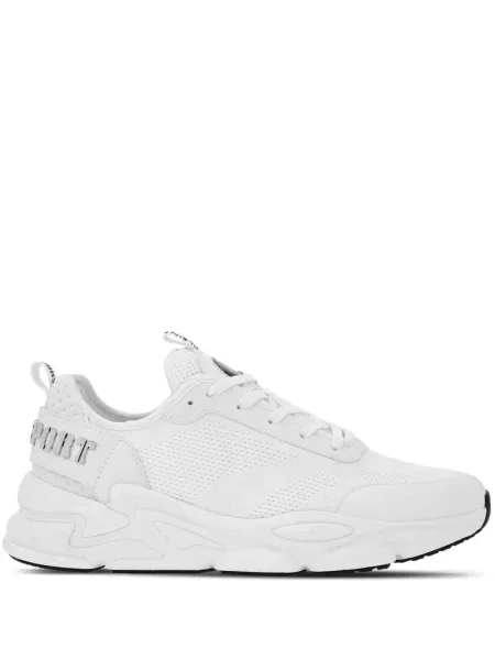 Sneakerși Plein Sport plasă alb