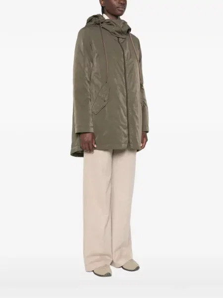 Geacă parka Herno cu glugă verde