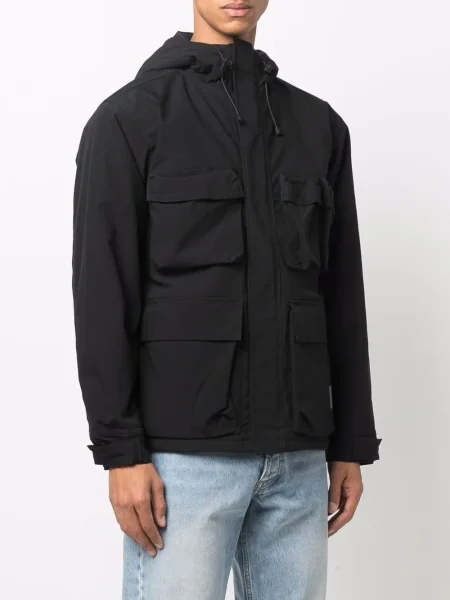 Bunda Carhartt Wip s kapucí černá