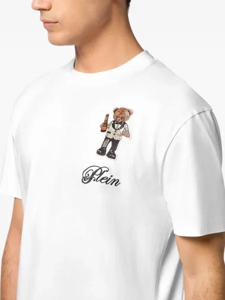 Αρκουδάκι μπλούζα Philipp Plein λευκό