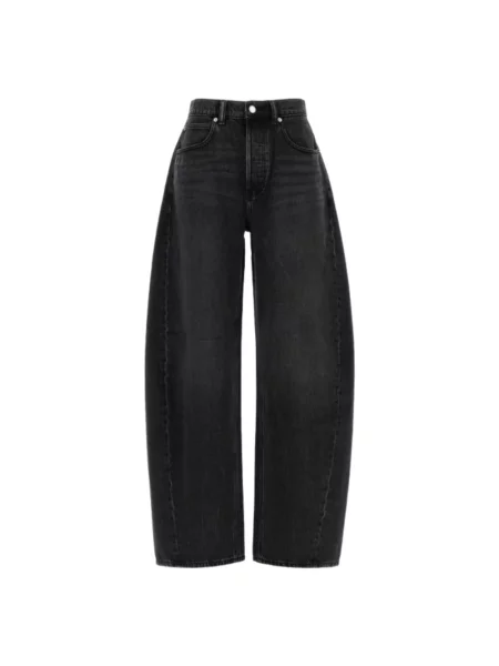 Jeansy Alexander Wang szare