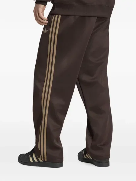 Pantaloni Adidas alergare cu platformă violet