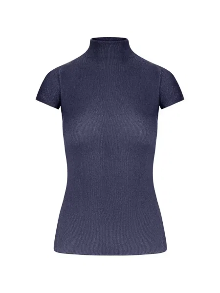Scurt pulover Giorgio Armani albastru