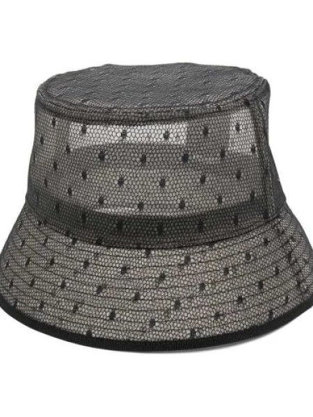 Pălărie Red Valentino cu buline cu imagine negru