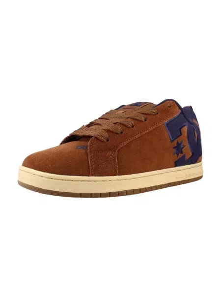 Sneakersy Dc Shoes skórzane brązowe