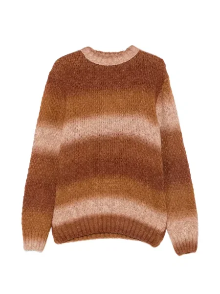Pulover Daniele Alessandrini tricotate cu gradient maro