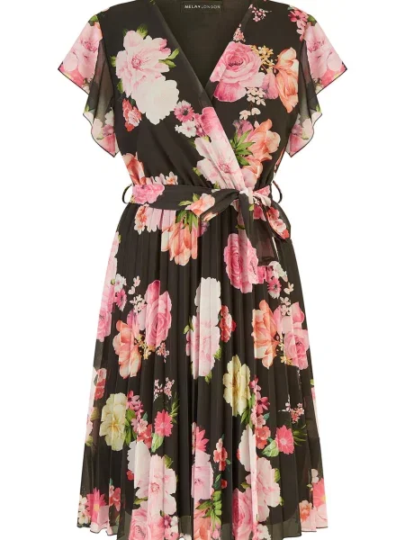 Mela London Rochie mai multe culori negru