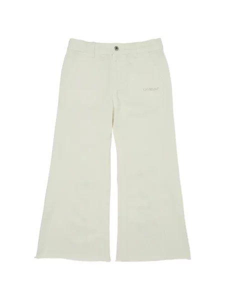 Spodnie dziecięce Off-white białe