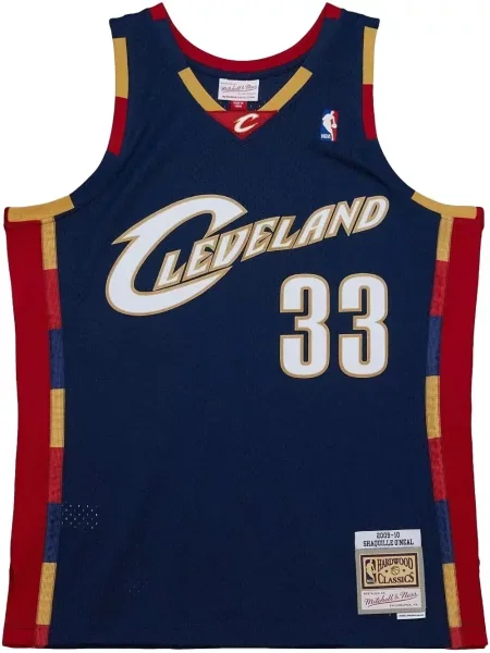Cămașă Mitchell & Ness din jerseu albastru