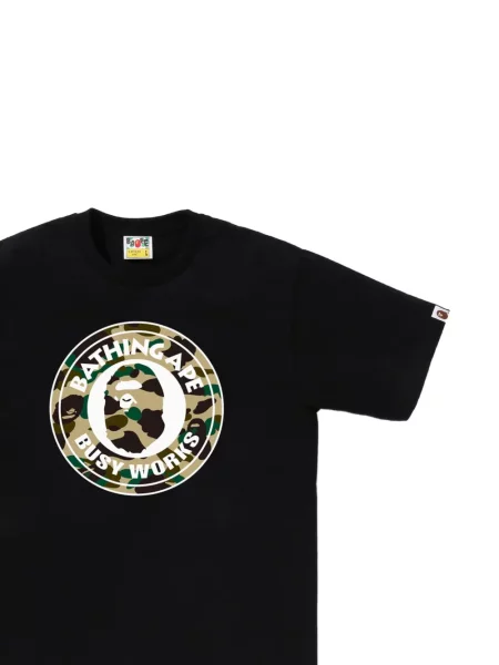 Μπλούζα A Bathing Ape® με σχέδιο παραλλαγής μαύρο