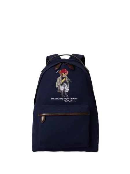 Ριγέ δερμάτινος κάλτσες Polo Ralph Lauren με κορδόνι μαύρο