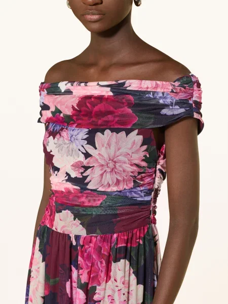 Apart Suknia Wieczorowa Z Siateczki rot różowa