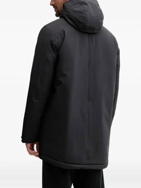 Palton Jack Wolfskin cu glugă negru