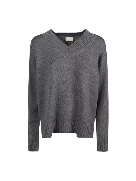 Sweter Drumohr wełniany szary