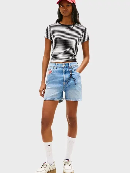 Джинсовые шорты Tommy Jeans голубые