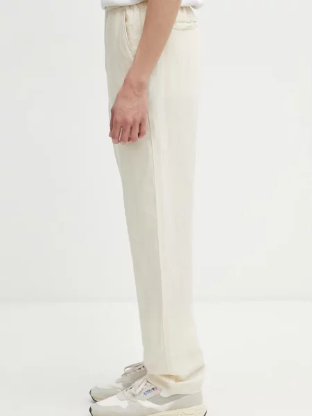 Lacoste pantaloni cu in maro