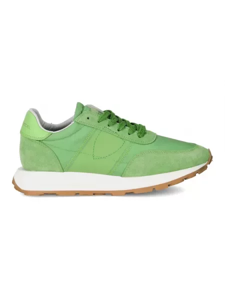 Buty do biegania Philippe Model zamszowe do biegania zielone