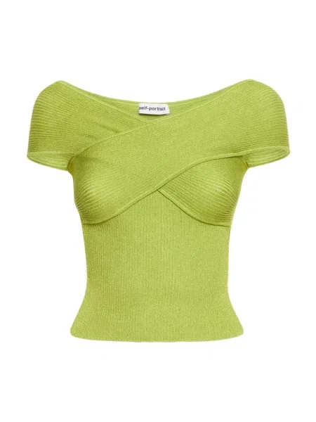 Koszulka Self-portrait zielona