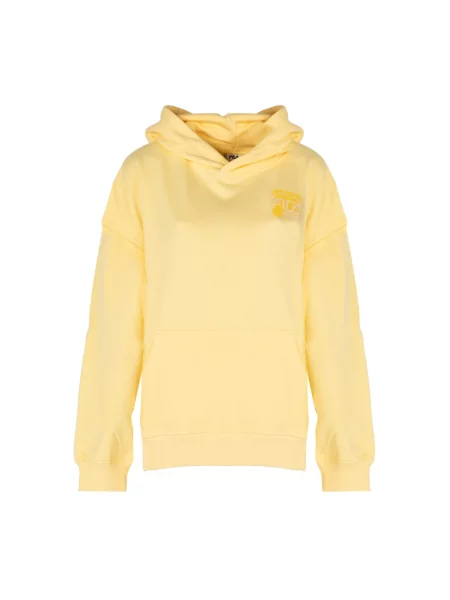 Bluza z kapturem Fila z kapturem żółta