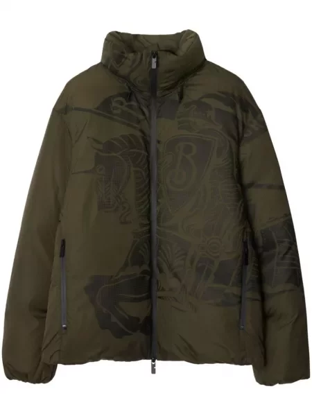Geacă cu puf Burberry verde