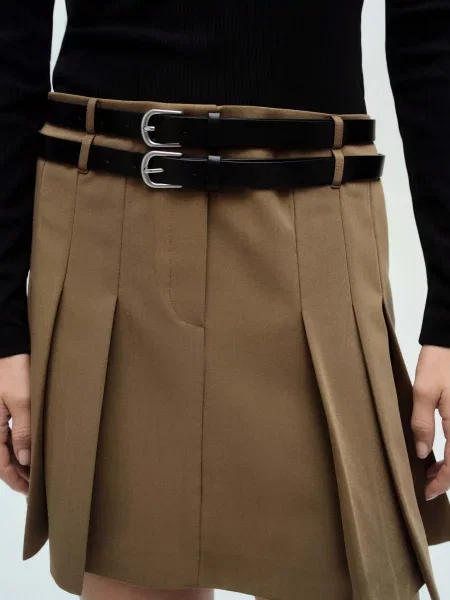 Сукня міні MANGO чорний/бежевий чорна