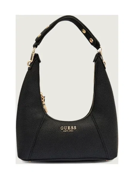 Geanta hobo Guess negru