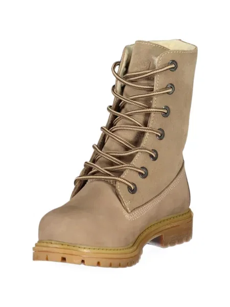 Botine Lumberjack cu șireturi din dantelă