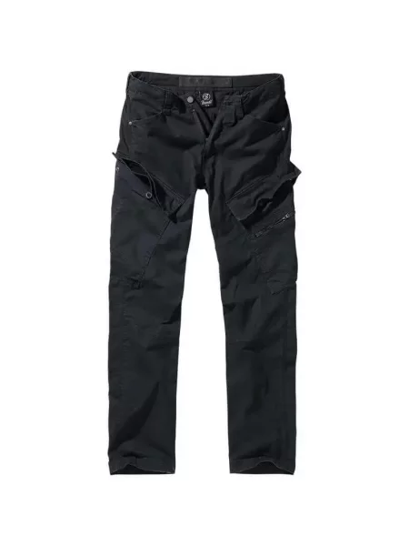 Spodnie bushcraft Brandit Slim Fit Adven czarne