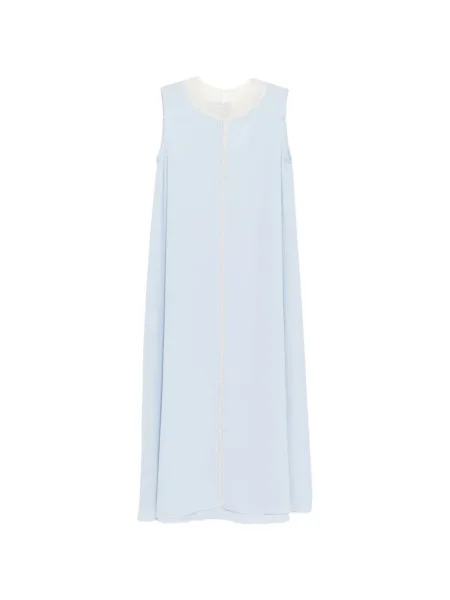 Maksi sukienka maxi Shatha Essa garniturowa niebieska