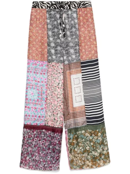 Pantaloni Marine Serre de mătase negru
