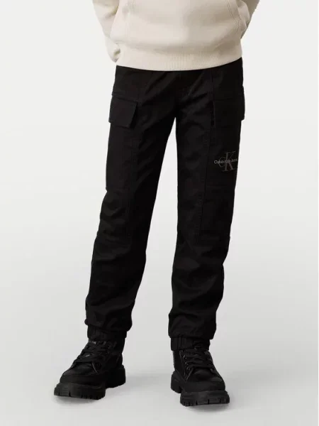 Παντελόνι joggers Calvin Klein Jeans μαύρο