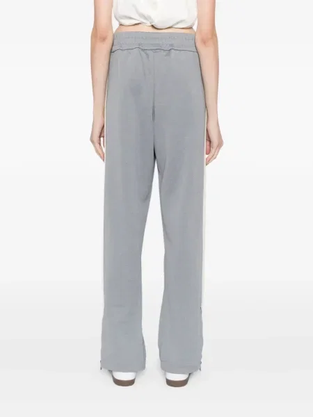 Pantaloni Palm Angels cu broderie gri
